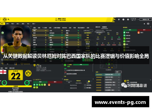 从关键数据解读贝林厄姆对阵巴西国家队的比赛逻辑与价值影响全局